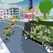 Скачать Blocky Army City Rush Racer