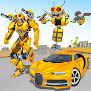 Bee Robot Car Transformation Game 1.54 Mod (God mod)